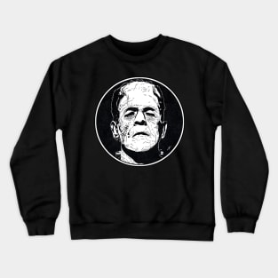 FRANKENSTEIN (Circle Black and White) Crewneck Sweatshirt